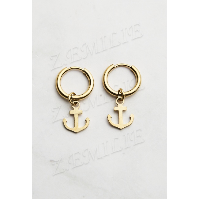 UNICRAFTALE Lot De 60 Breloques Ancre En Acier Inoxydable Doré - Pendentifs Nautiques 12 Mm - Charme Marin Vintage Pour Bijoux DIY, Bracelets, Colliers Et Porte-Clés