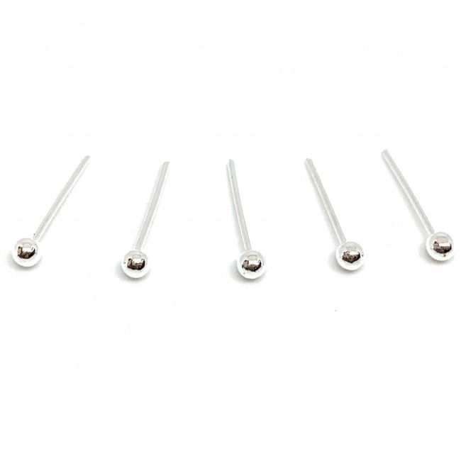 Clou De Nez Boule 2.5mm Or Jaune 9 Carats – Fermoir Andralok – Jewellerybox