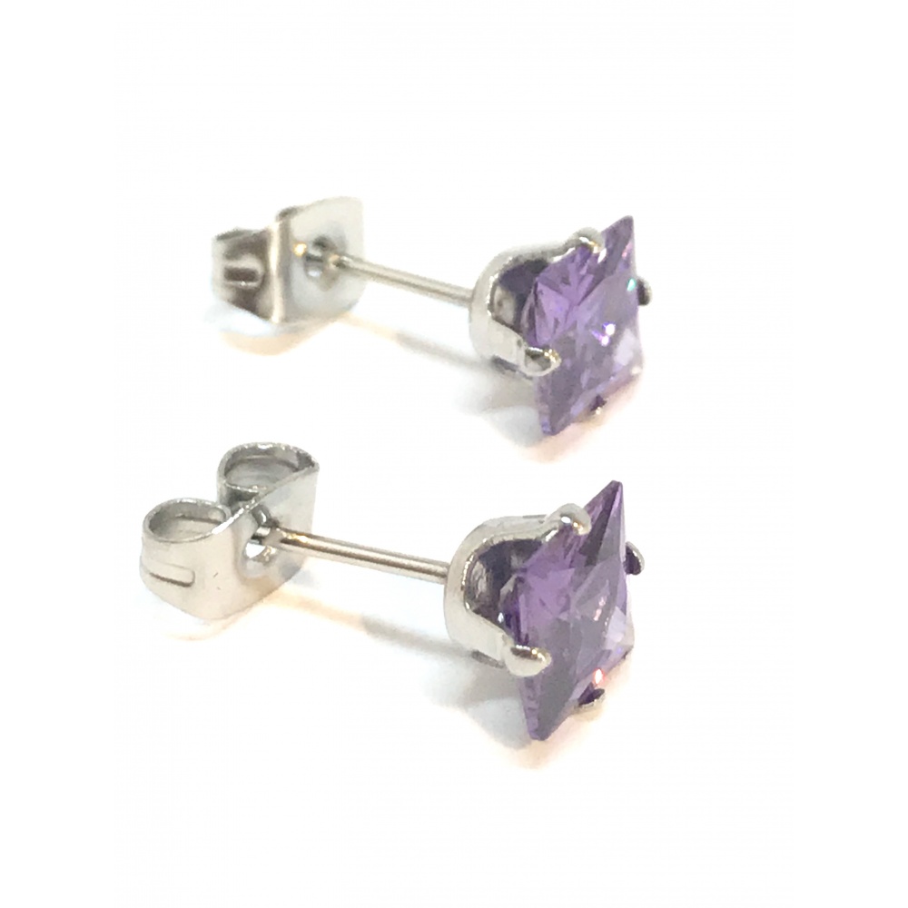 Boucle D'oreille Homme Discret Zircon Inoxydable | Ma Boucle d'Oreille