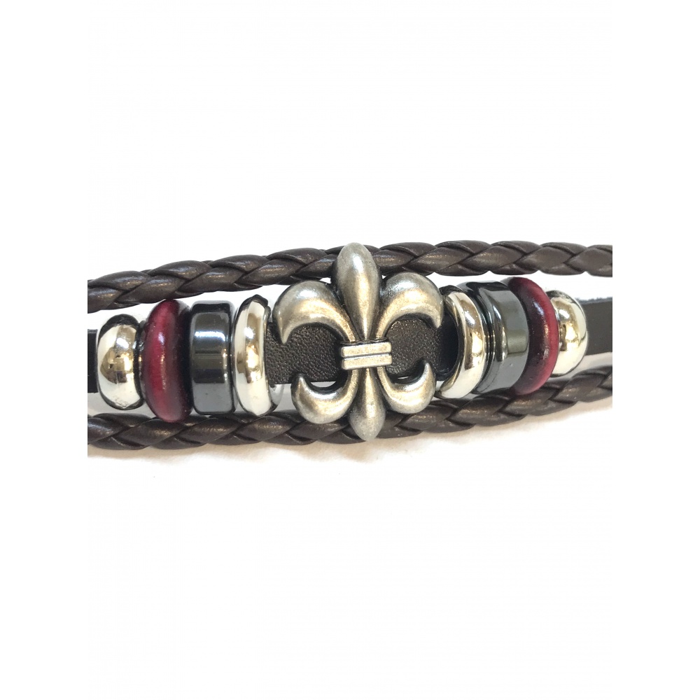 Bracelet Souvenir Fleur De Lys Du Musée Du Louvre - Neuf Sans Emballage